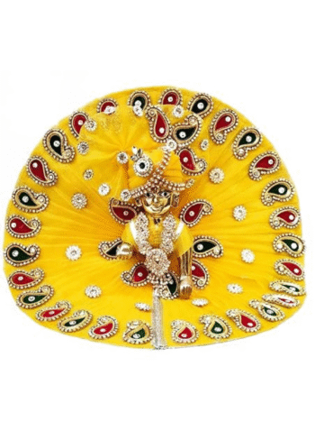 Lord Krishna Laddu Gopal Vagha - Exquisite Handmade Traditional Outfit